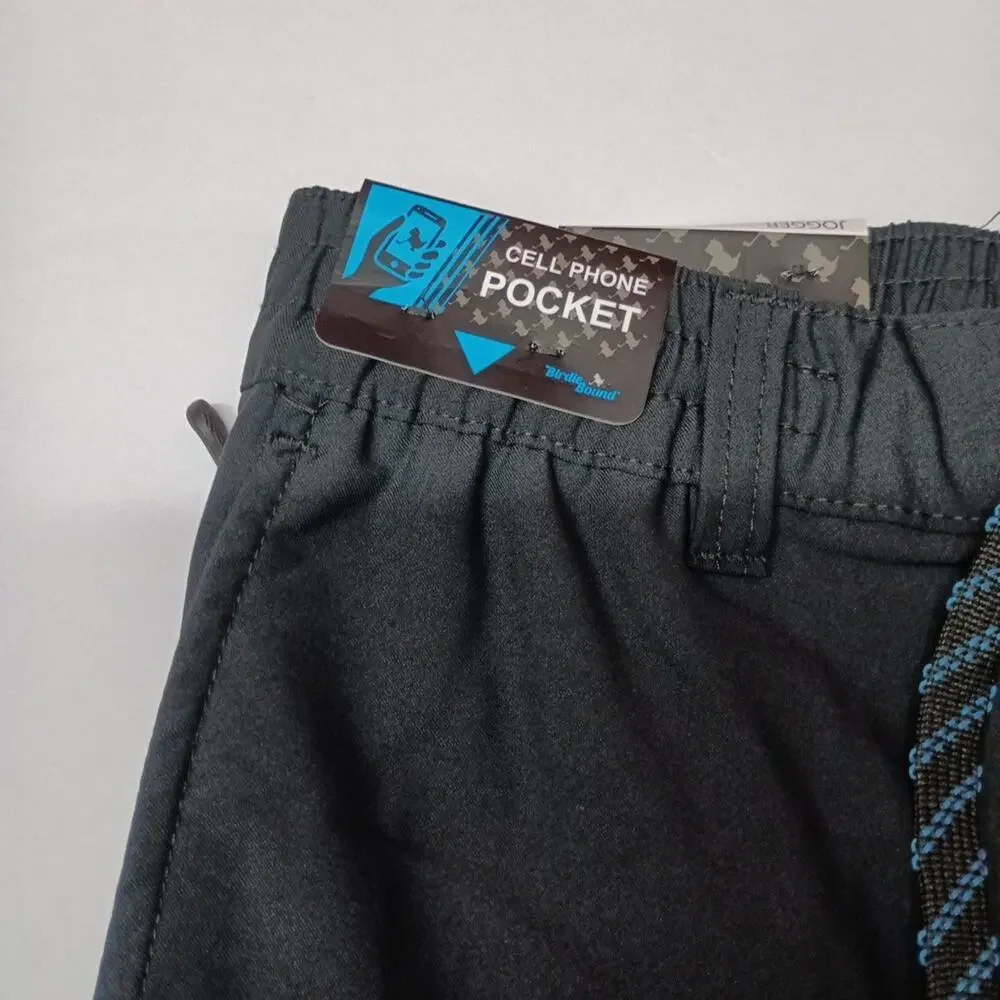 Birdie Bound Golf Joggers Men's S Black‎ Stretch Drawstring